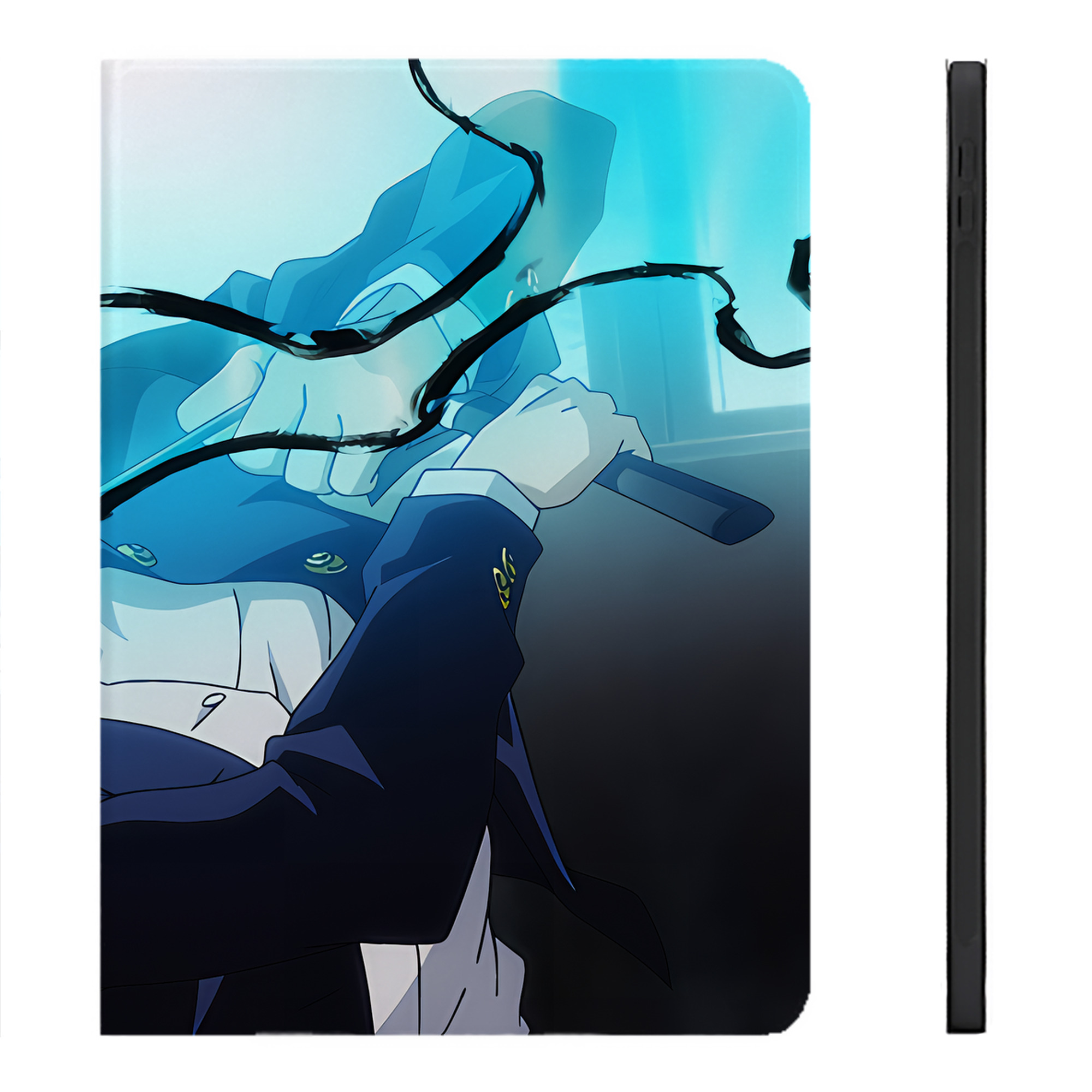 （画像用） 呪術廻戦 Jujutsu Kaisen IPadケース ペンホルダー付き ブックスタイルデザイン